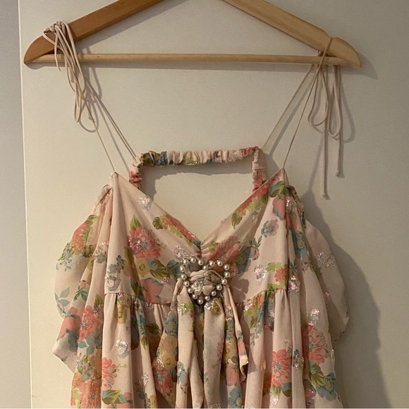 For Love and Lemons Georgina Swing Dress Size Medium - Picture 3 of 16